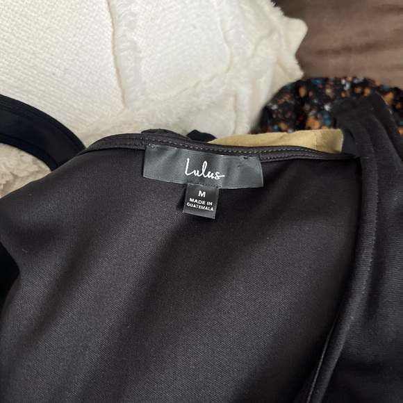 Lulu’s Black Mini Dress - Picture 5 of 5